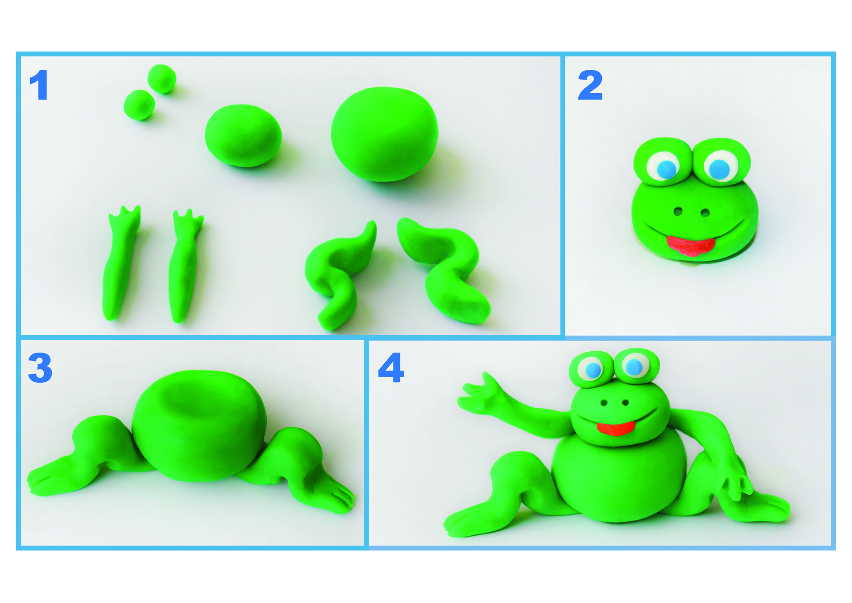Plasticine frog project 1
